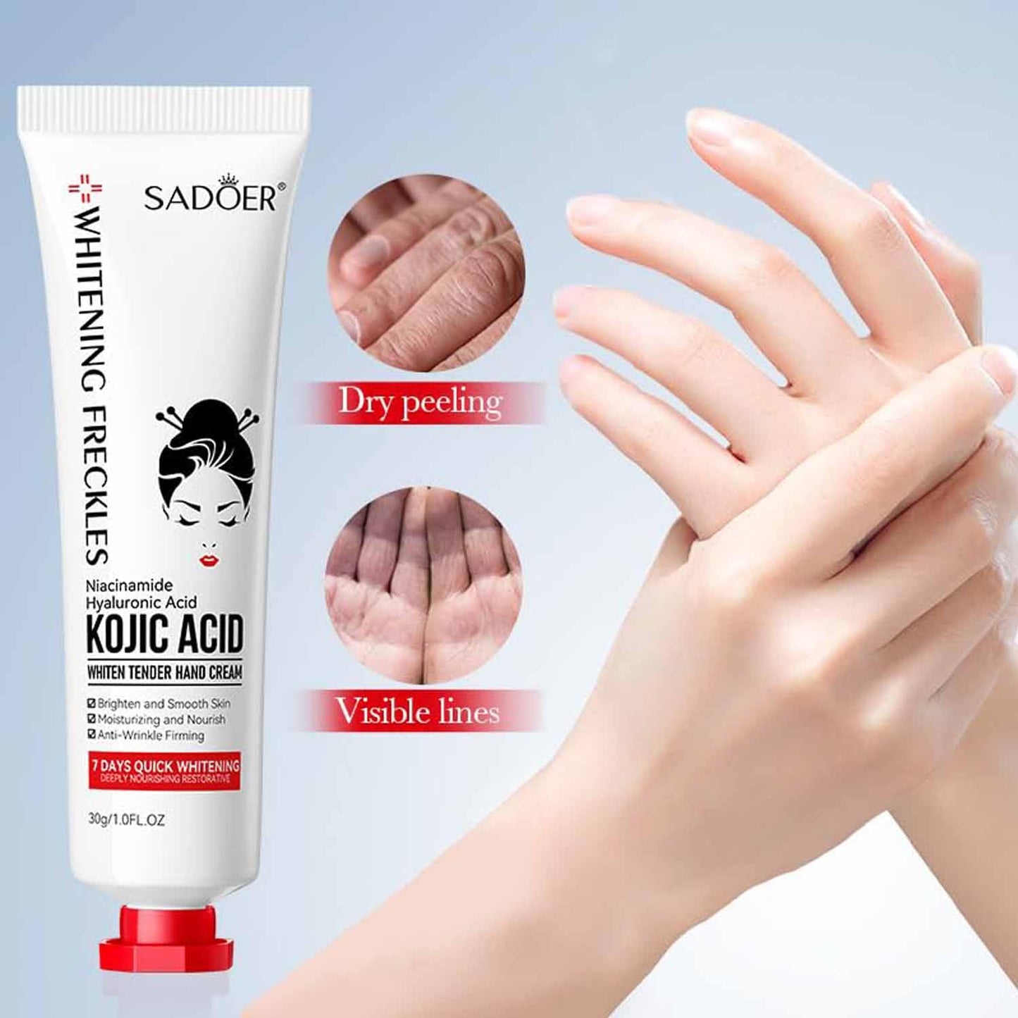 Sadoer β Kojic Acid Hand Cream (30g)
