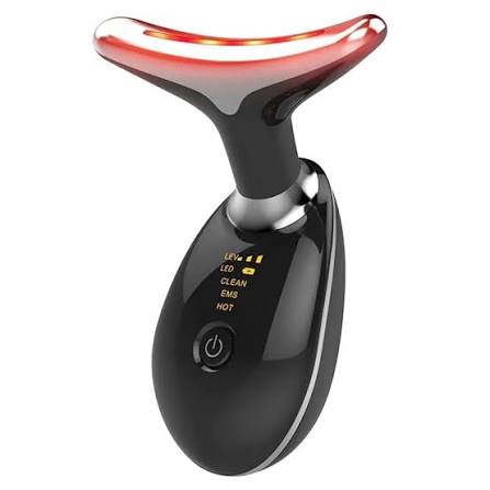 4-in-1 Anti-Wrinkle Beauty Apparatus | EMS Microcurrent & LED Facial Massager