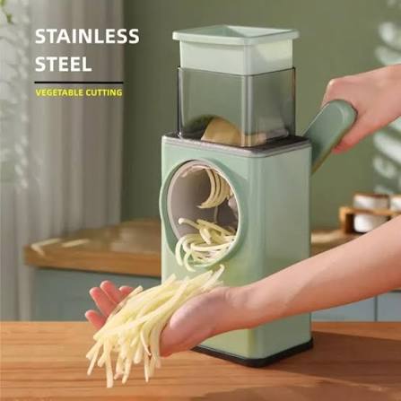 3-in-1 Rotary Vegetable Cutter & Slicer