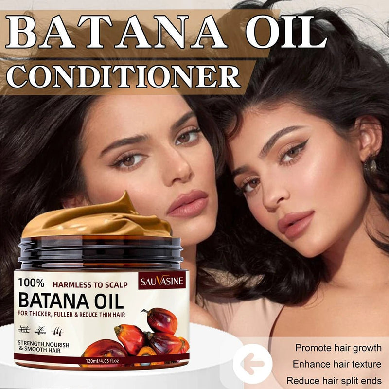 Batana Hair Oil (SAUVASINE) – 100% Scalp-Safe Hair Growth Oil